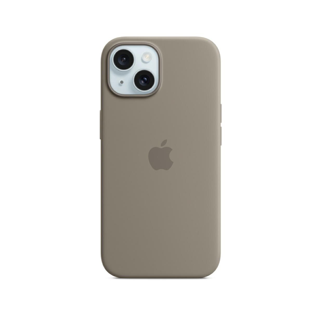 Apple Case เคสซิลิโคนสำหรับ iPhone 15  พร้อม MagSafe -  สีเทาโคลน