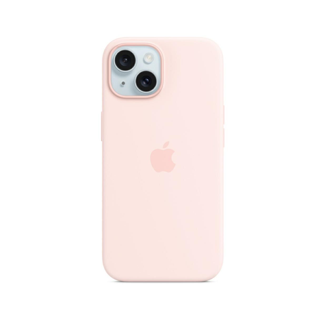 Apple Case เคสซิลิโคนสำหรับ iPhone 15  พร้อม MagSafe -สีชมพูสว่าง