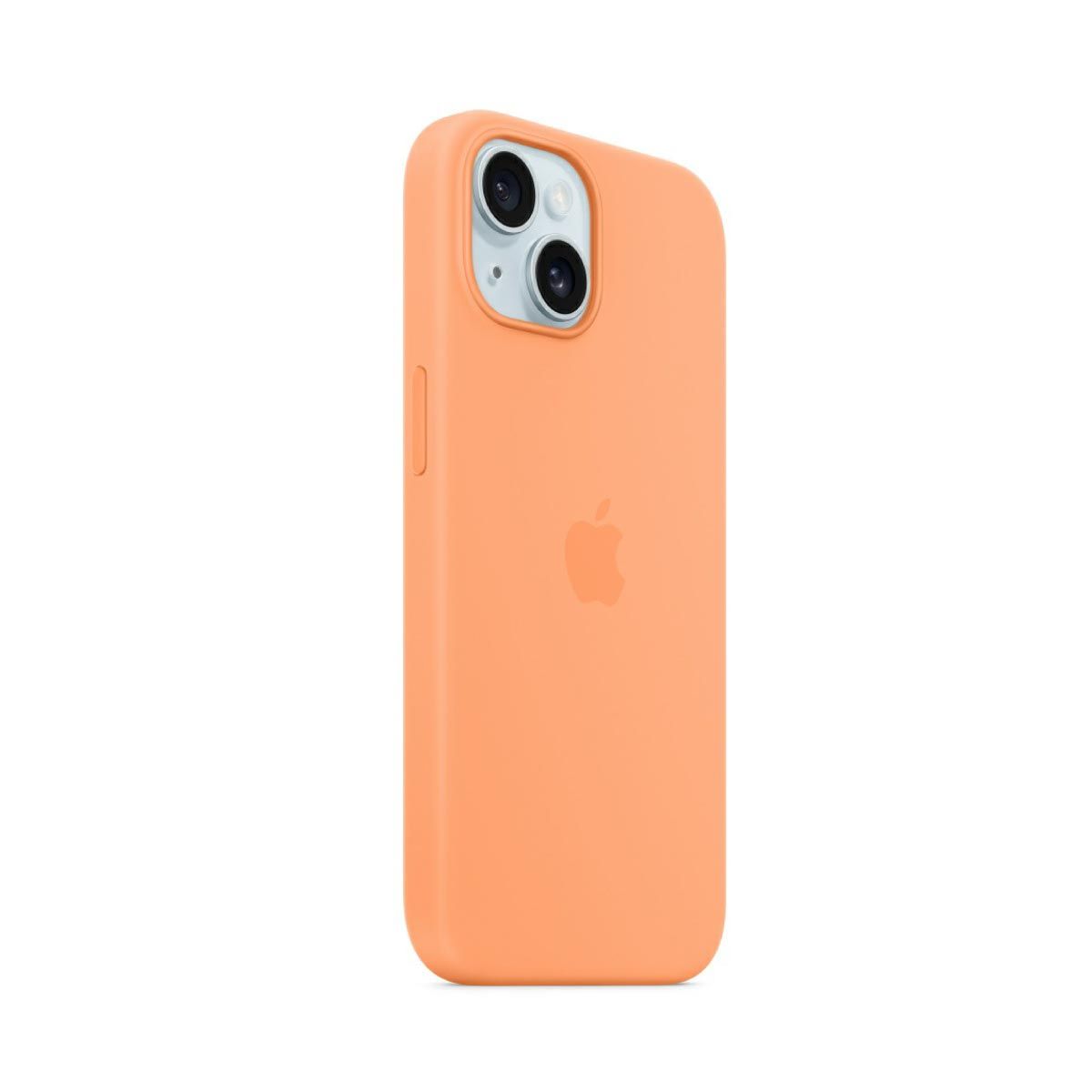 Apple Case เคสซิลิโคนสำหรับ iPhone 15  พร้อม MagSafe -สีส้มซอร์เบ