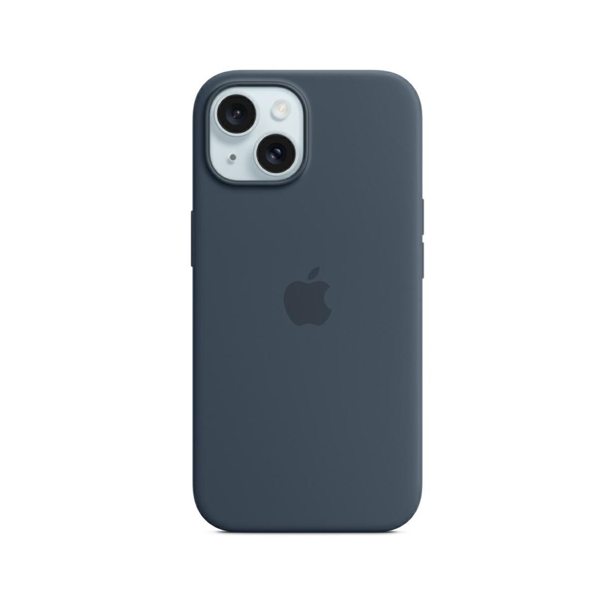 Apple Case เคสซิลิโคนสำหรับ iPhone 15  พร้อม MagSafe -สีน้ำเงินสตอร์มบลู