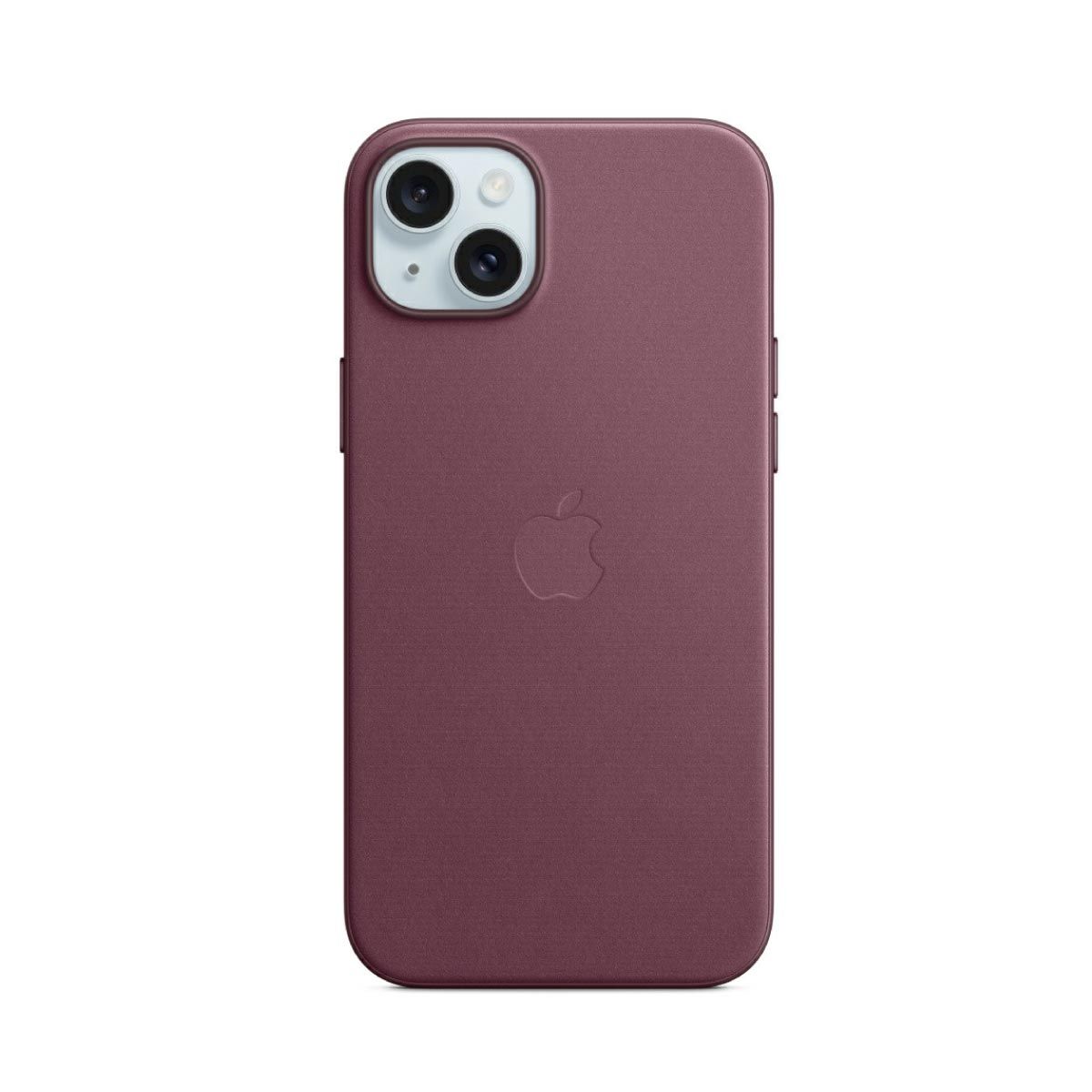 Apple Case เคสผ้า FineWoven สำหรับ iPhone 15 Plus พร้อม MagSafe  -  สี ม่วงเข้มมัลเบอร์รี่