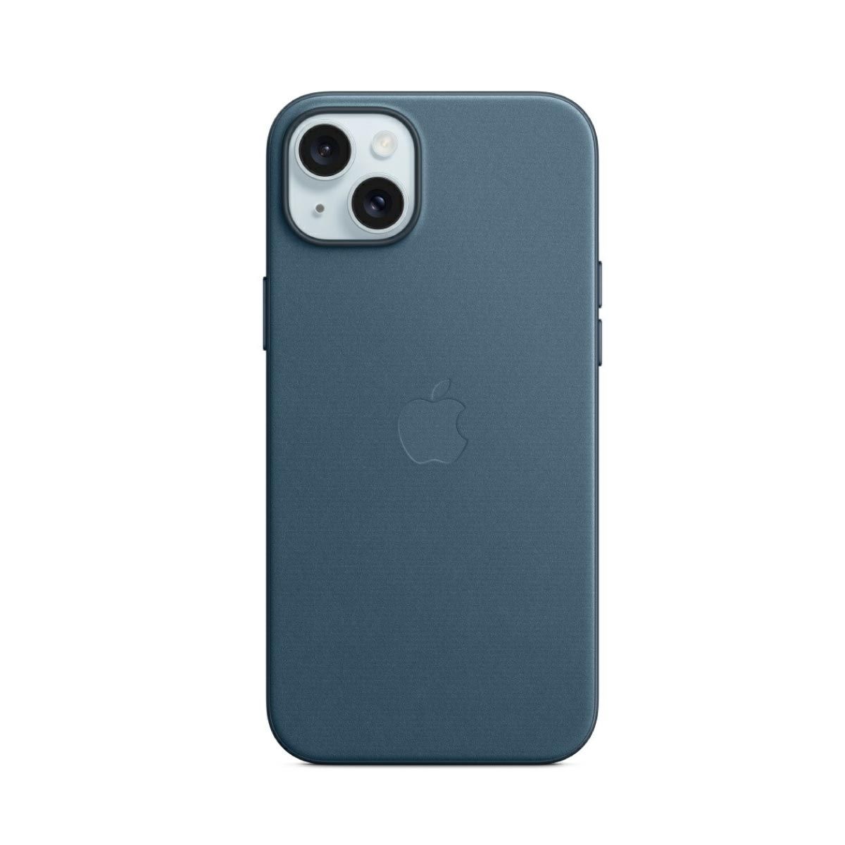 Apple Case เคสผ้า FineWoven สำหรับ iPhone 15 Plus พร้อม MagSafe  -   สี แปซิฟิกบลู