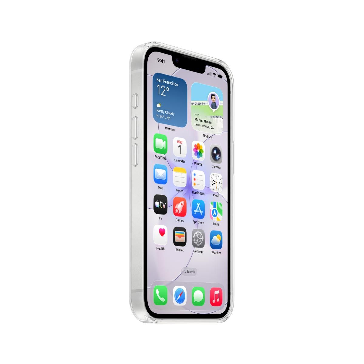 Apple เคสใสพร้อม MagSafe สำหรับ iPhone 17e