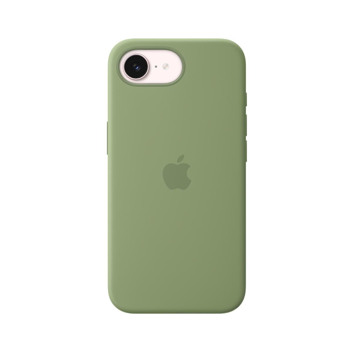 Apple เคสซิลิโคนพร้อม MagSafe สำหรับ iPhone 17e - สีเขียวอ่อนมอส