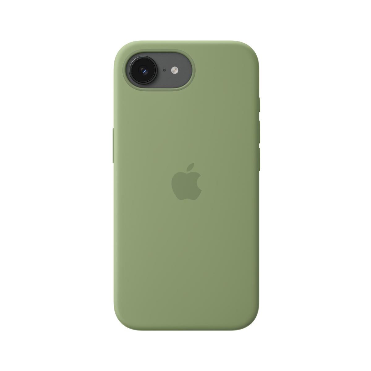 Apple เคสซิลิโคนพร้อม MagSafe สำหรับ iPhone 17e - สีเขียวอ่อนมอส
