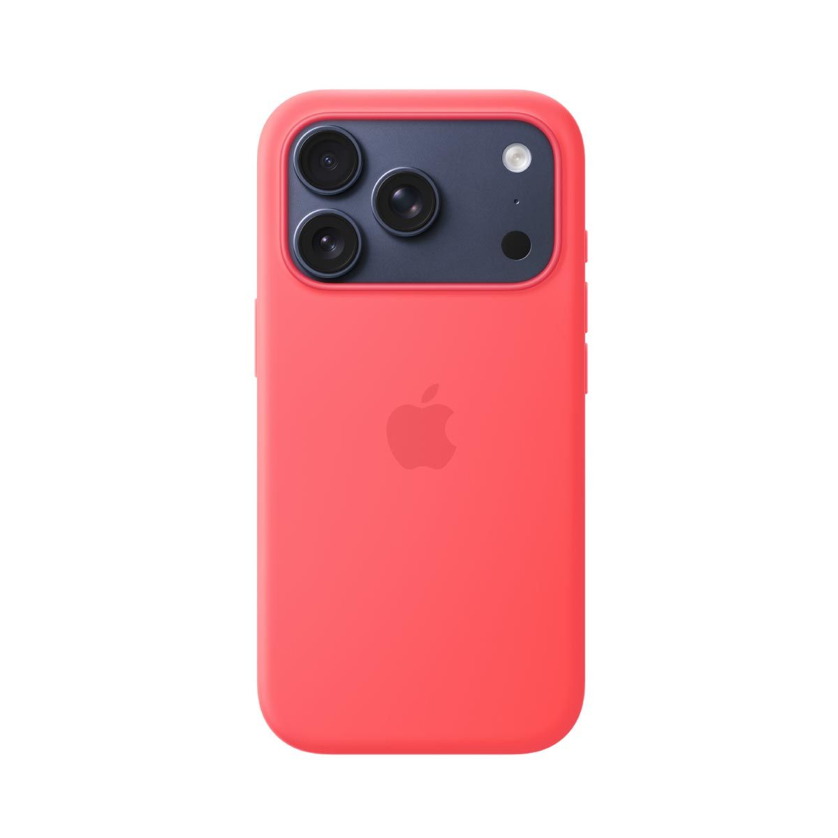 Apple เคสซิลิโคนพร้อม MagSafe สำหรับ iPhone 17 Pro - สีชมพูสดกวาวา