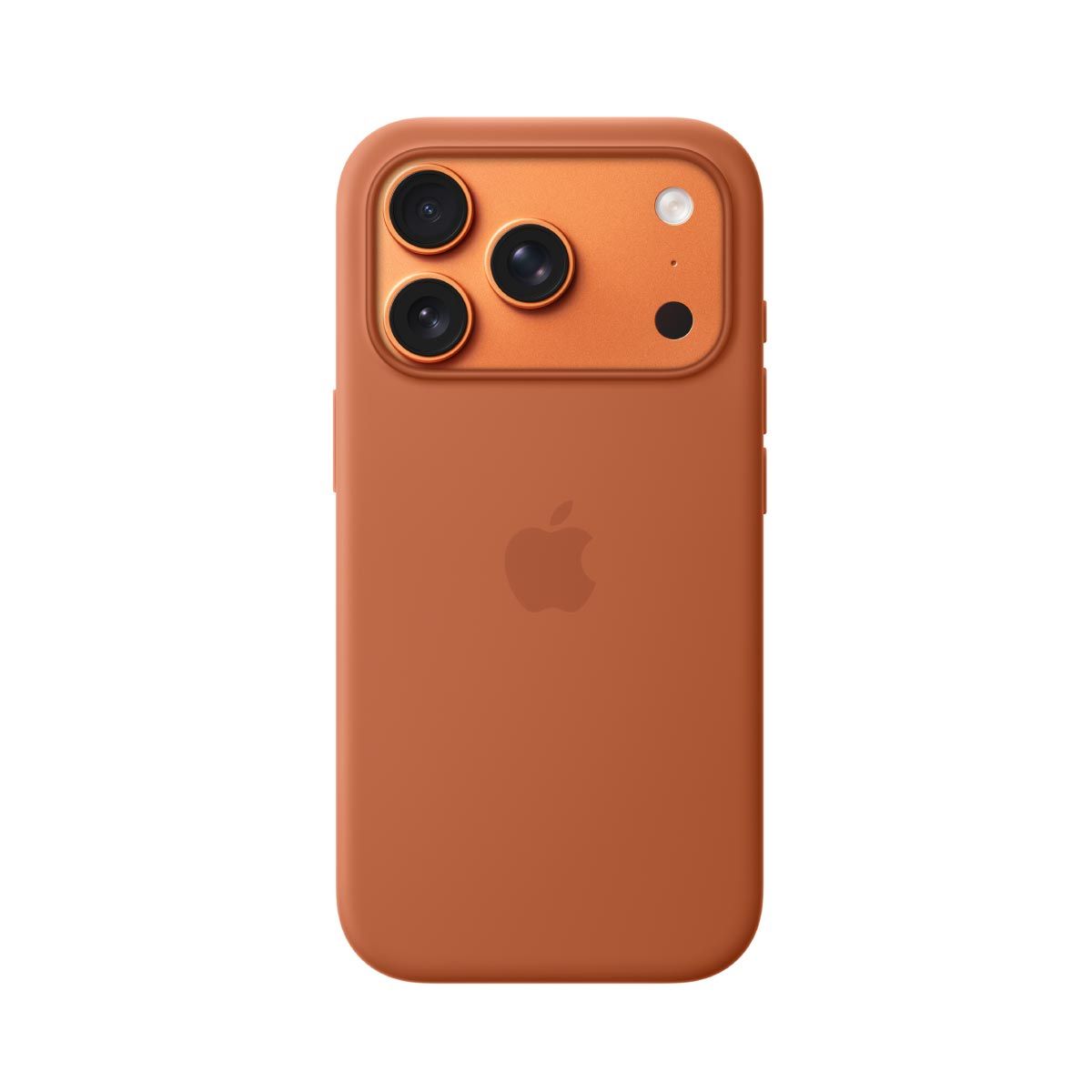 Apple เคสซิลิโคนพร้อม MagSafe สำหรับ iPhone 17 Pro - สีน้ำตาลเทอราคอตต้า