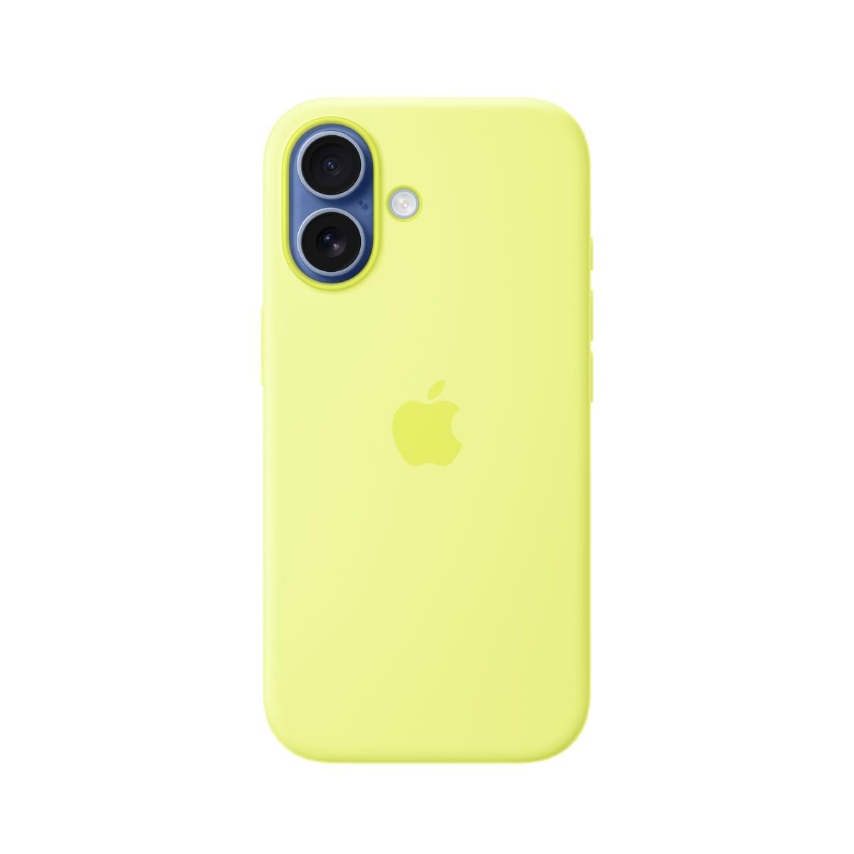 Apple เคสซิลิโคนพร้อม MagSafe สำหรับ iPhone 17 - สีเหลืองนีออน