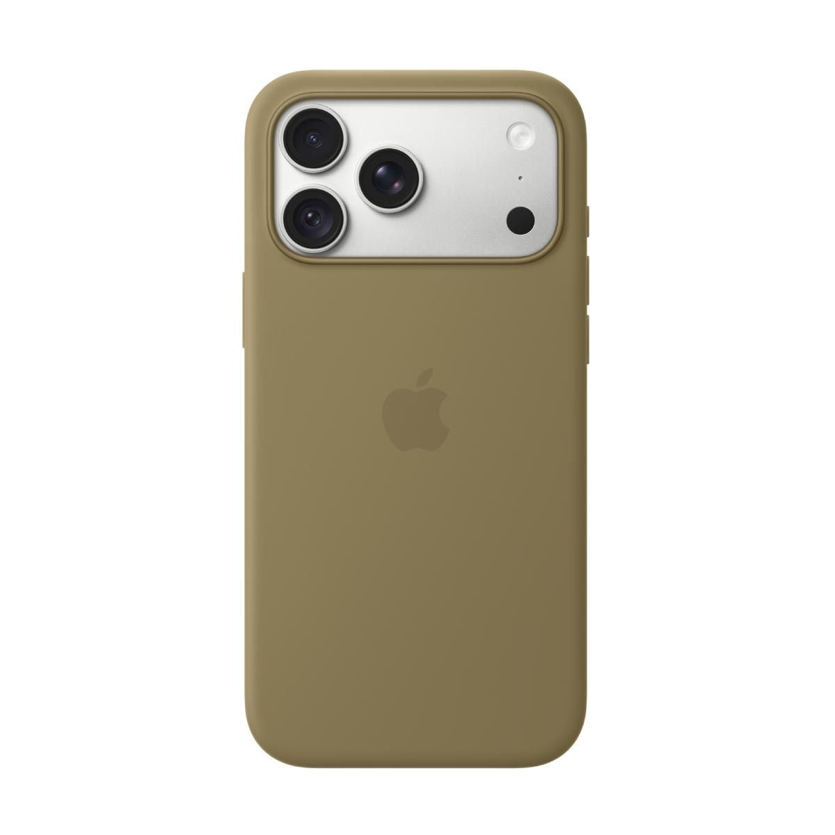 Apple เคสซิลิโคนพร้อม MagSafe สำหรับ iPhone 18 Pro Max - สีเขียวมะกอก