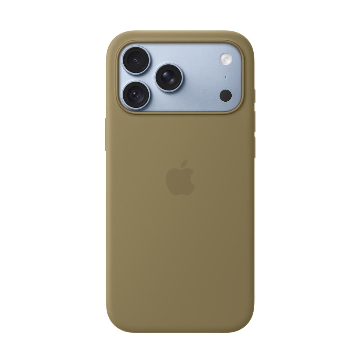 Apple เคสซิลิโคนพร้อม MagSafe สำหรับ iPhone 18 Pro Max - สีเขียวมะกอก