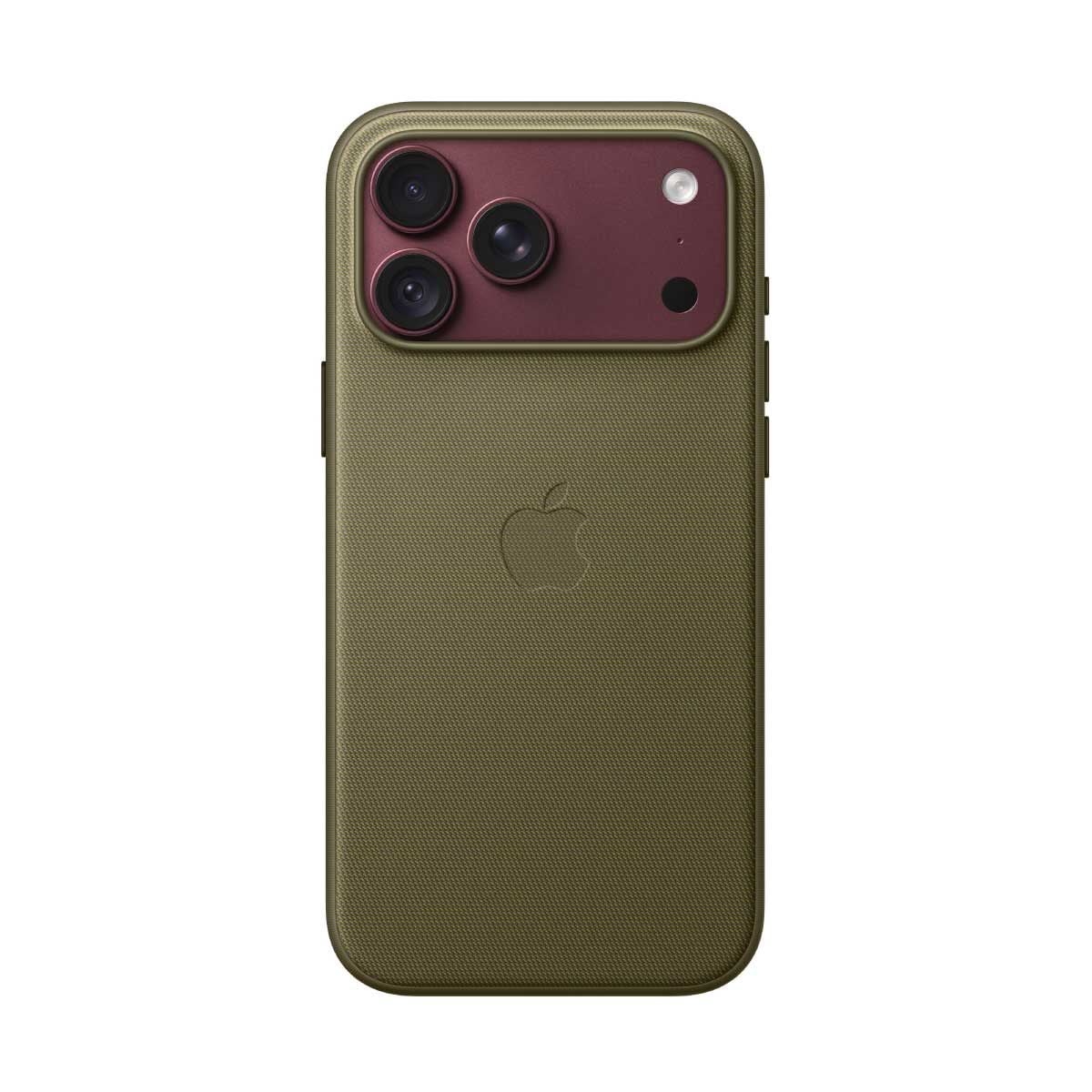 Apple เคสผ้า TechWoven พร้อม MagSafe สำหรับ iPhone 18 Pro Max - สีเขียวมะกอก