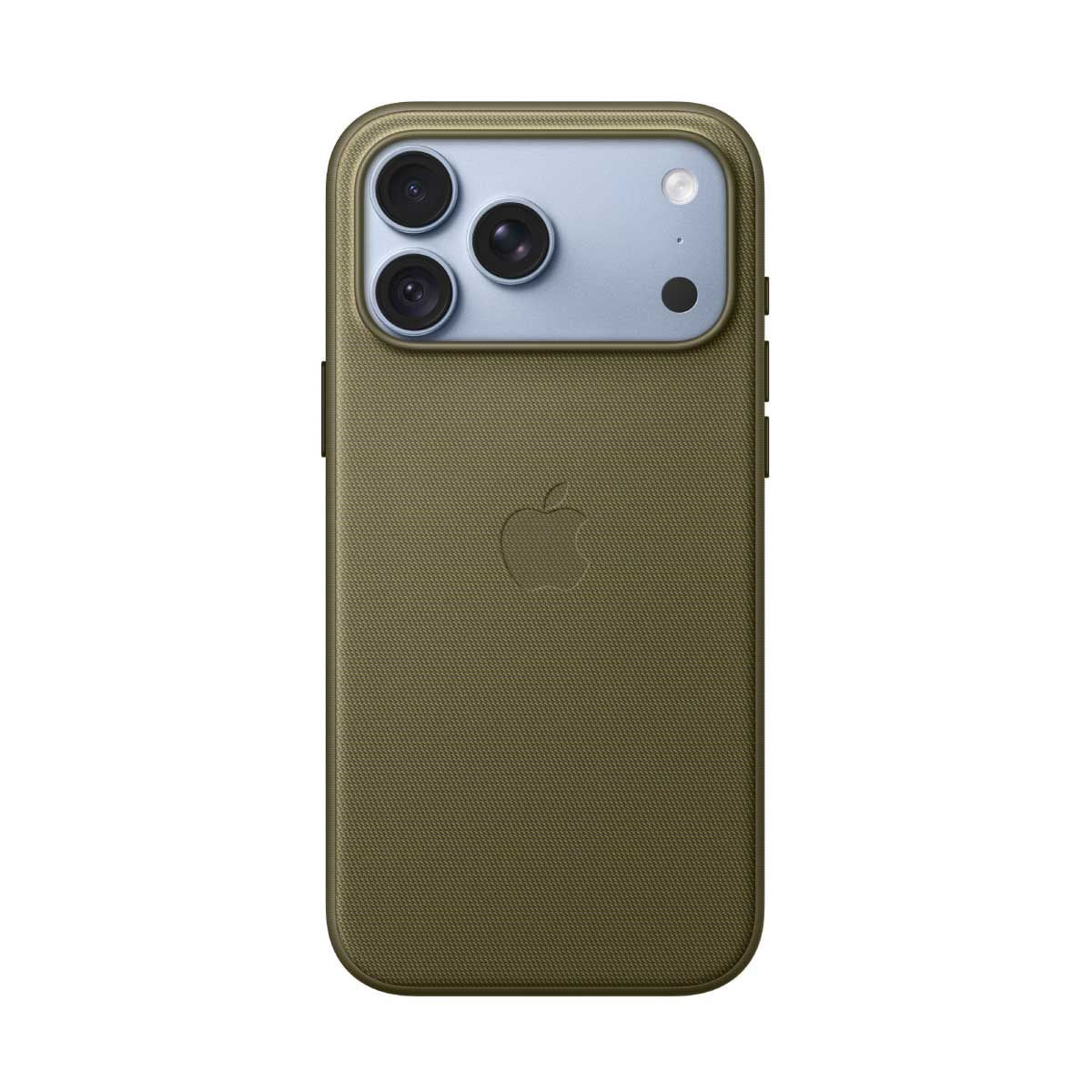 Apple เคสผ้า TechWoven พร้อม MagSafe สำหรับ iPhone 18 Pro Max - สีเขียวมะกอก