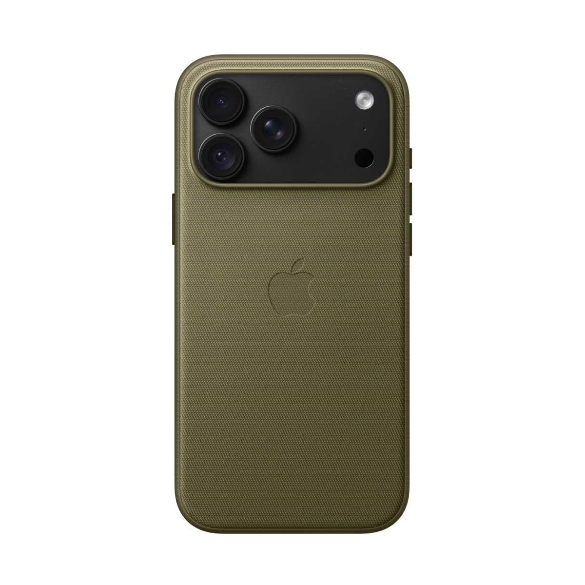 Apple เคสผ้า TechWoven พร้อม MagSafe สำหรับ iPhone 18 Pro Max - สีเขียวมะกอก