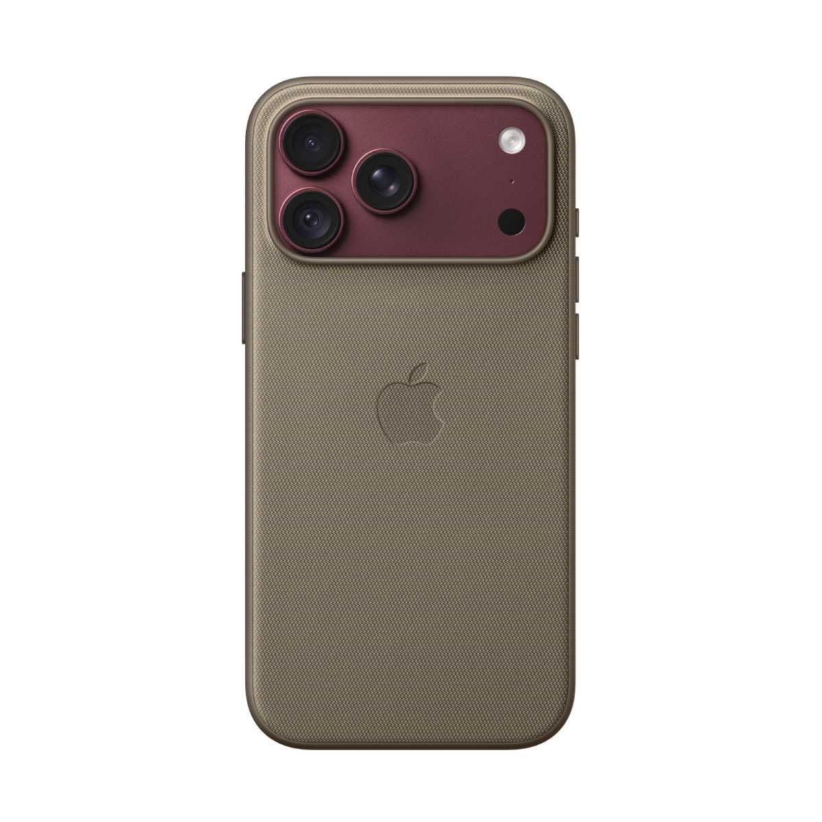 Apple เคสผ้า TechWoven พร้อม MagSafe สำหรับ iPhone 18 Pro Max - สีน้ำตาลอมเทา