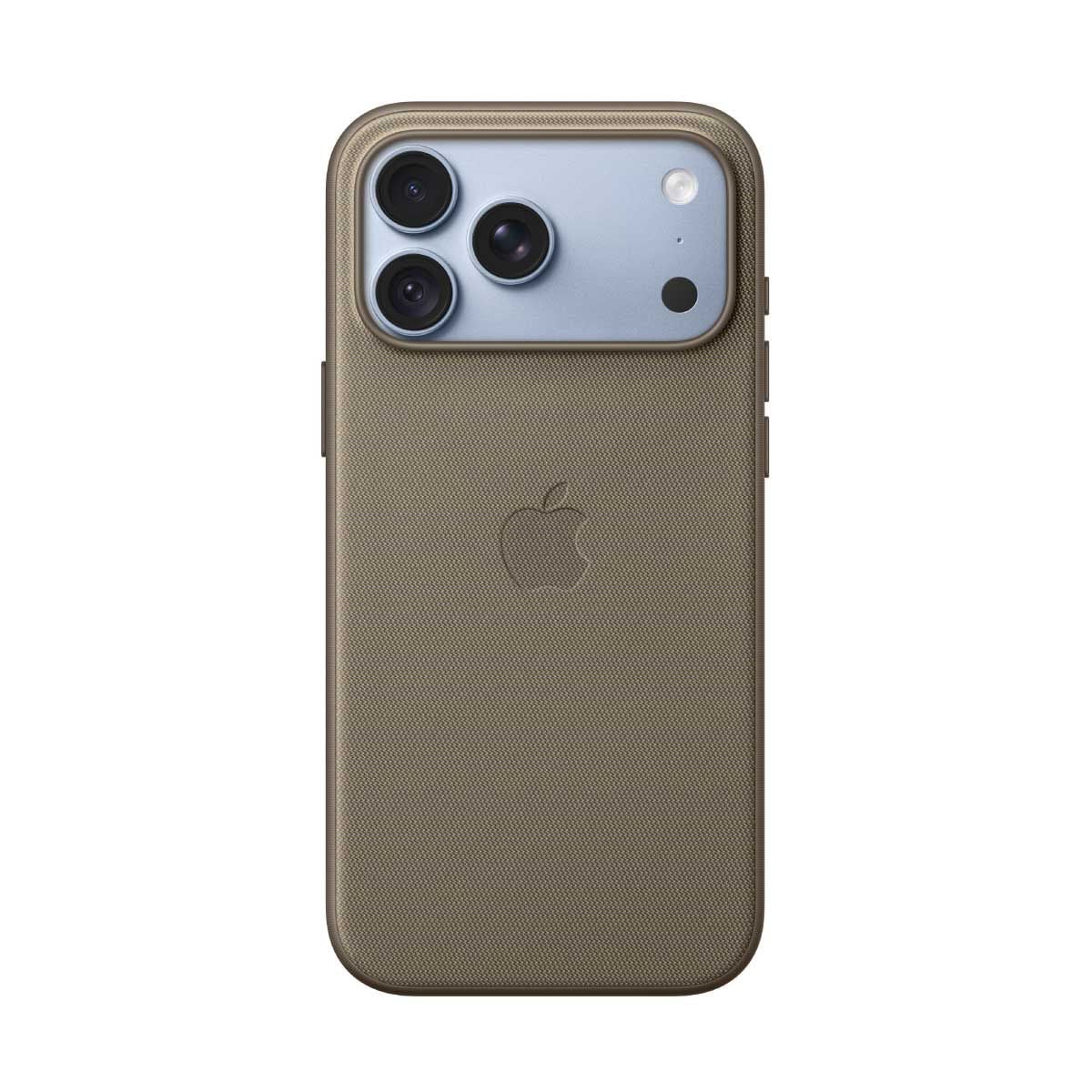 Apple เคสผ้า TechWoven พร้อม MagSafe สำหรับ iPhone 18 Pro Max - สีน้ำตาลอมเทา