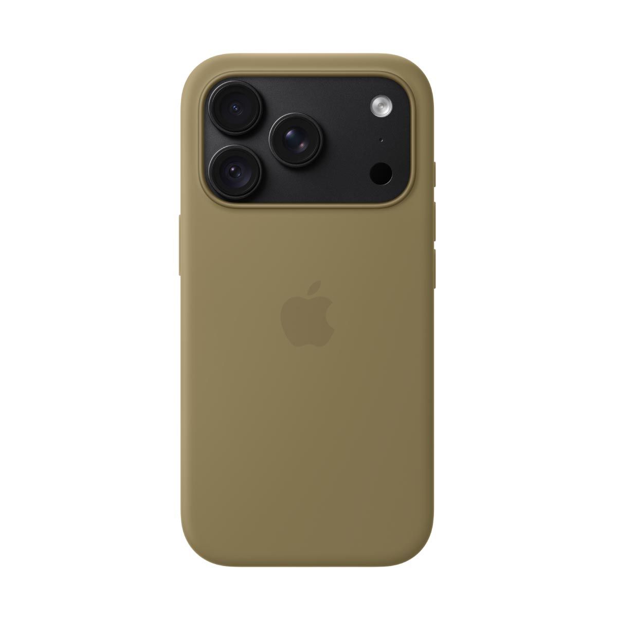 Apple เคสซิลิโคนพร้อม MagSafe สำหรับ iPhone 18 Pro - สีเขียวมะกอก