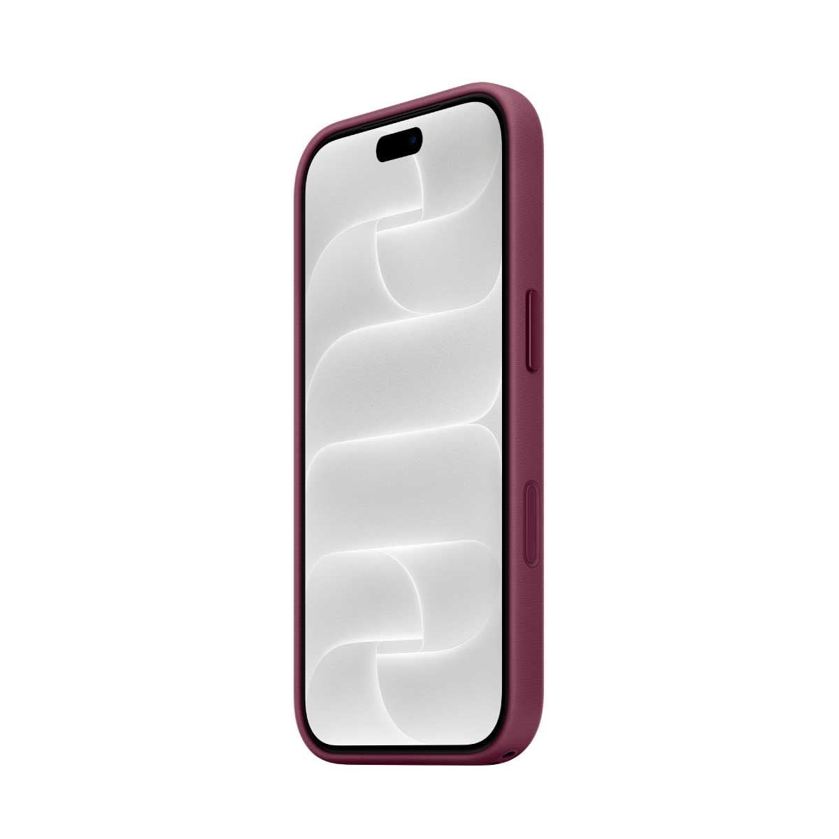 Apple เคสผ้า TechWoven พร้อม MagSafe สำหรับ iPhone 18 Pro - สีม่วงเข้มมัลเบอร์รี่