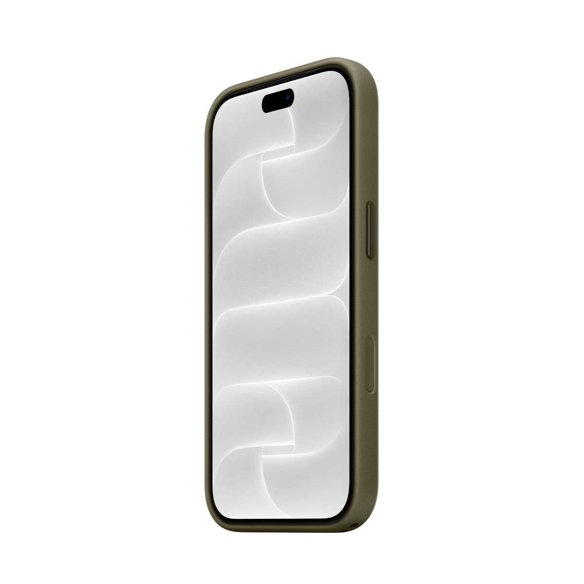Apple เคสผ้า TechWoven พร้อม MagSafe สำหรับ iPhone 18 Pro - สีเขียวมะกอก