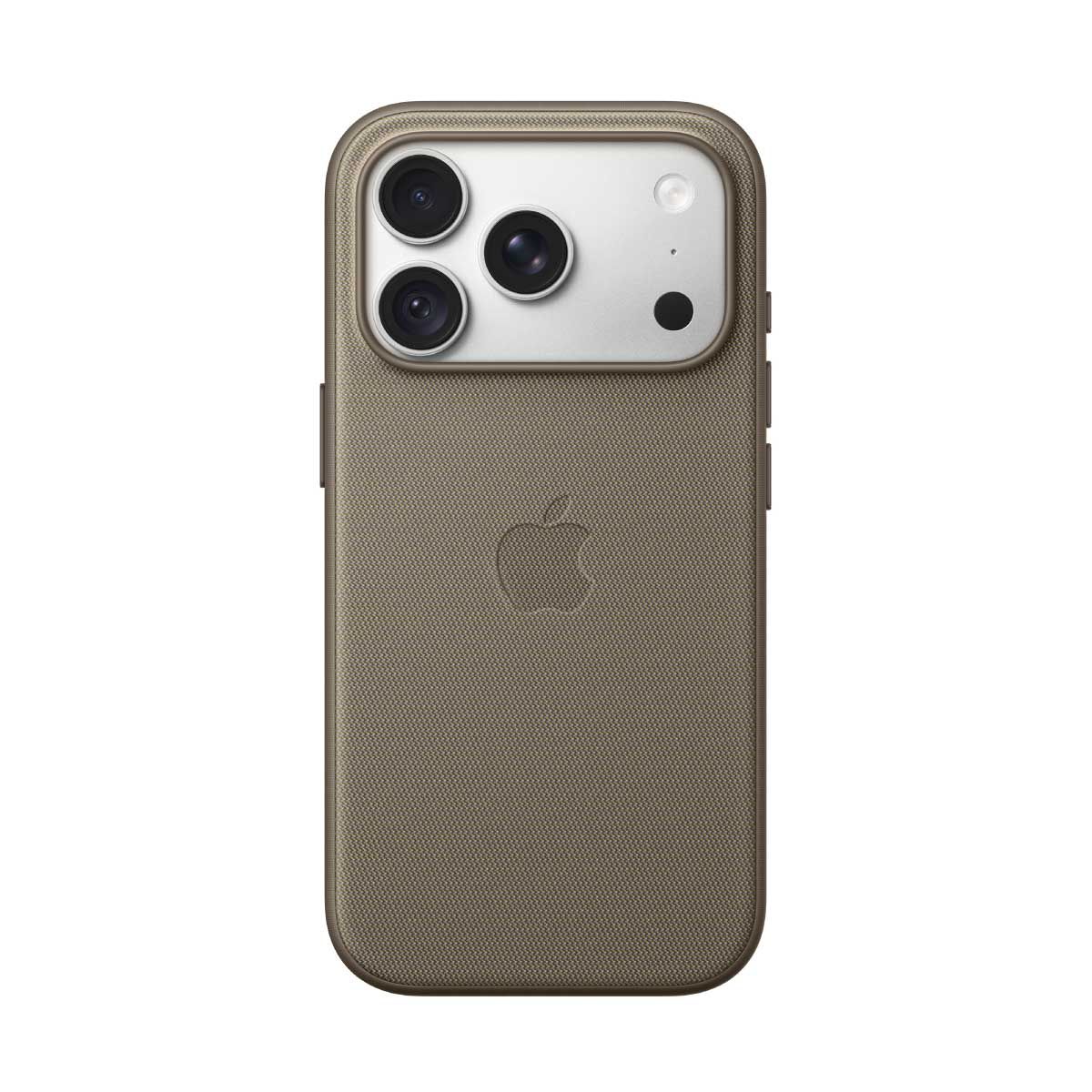 Apple เคสผ้า TechWoven พร้อม MagSafe สำหรับ iPhone 18 Pro - สีน้ำตาลอมเทา