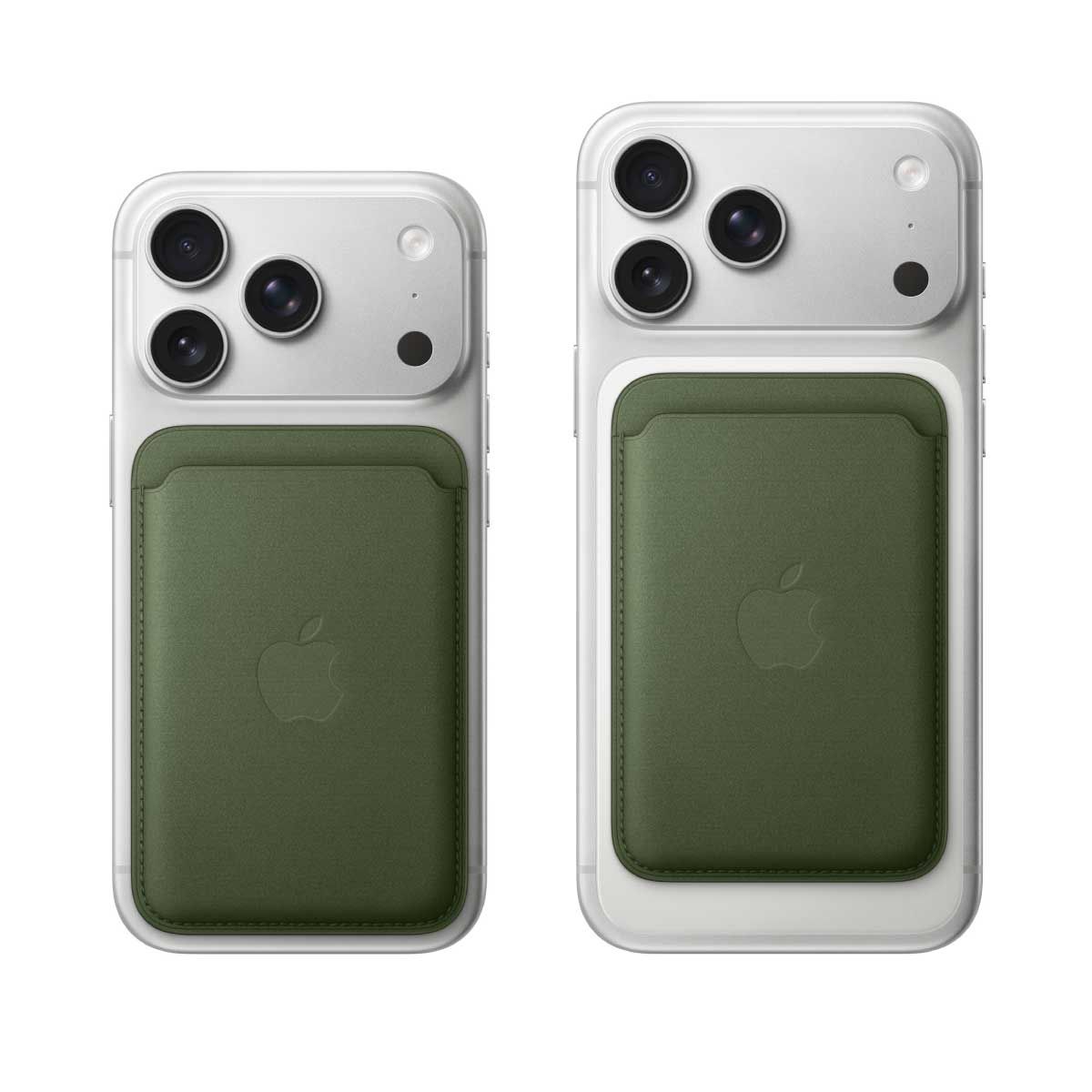 Apple เคสผ้า FineWoven แบบกระเป๋าสตางค์พร้อม MagSafe สำหรับ iPhone - สีดำ