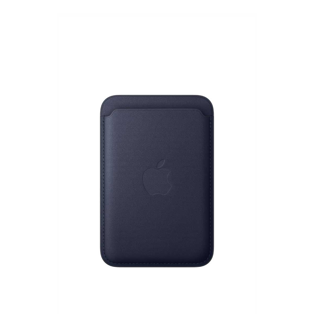Apple เคสผ้า FineWoven แบบกระเป๋าสตางค์พร้อม MagSafe สำหรับ iPhone - สีกรมท่า