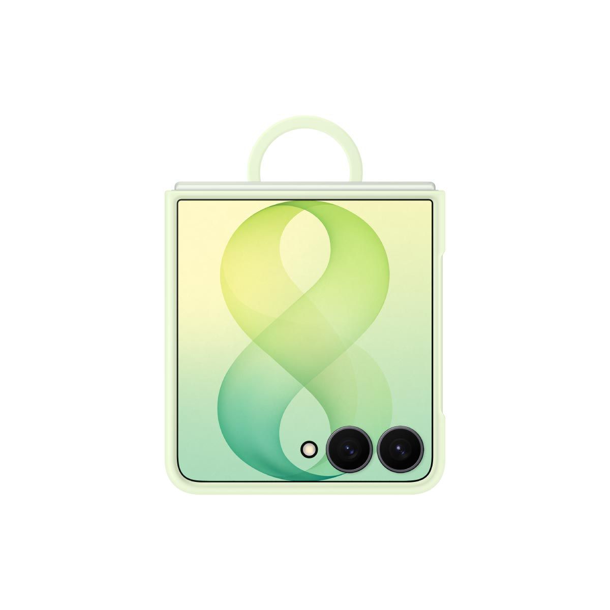 Samsung Galaxy Z Flip8 Silicone Ring Magnet Case (Mint)