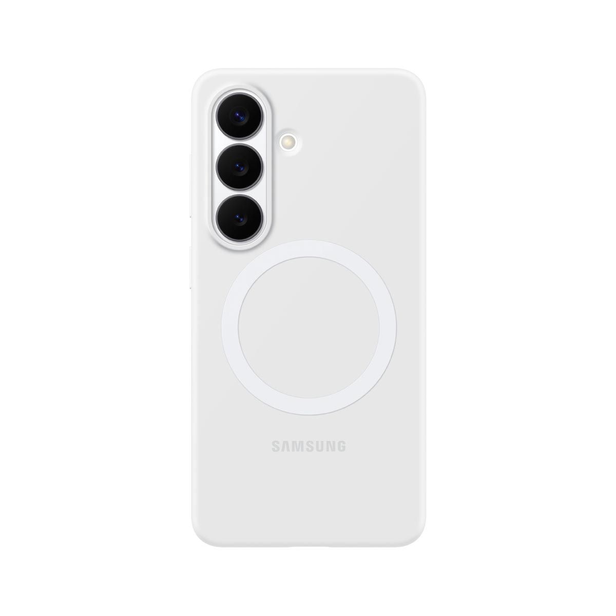 Samsung Galaxy S26 Silicone Magment Case/White