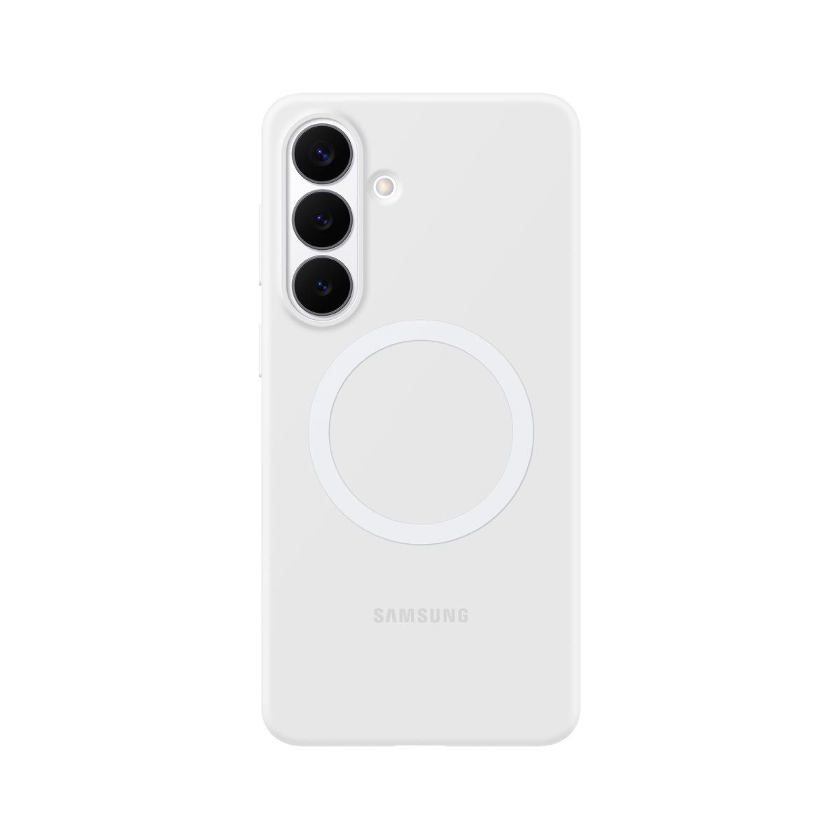 Samsung Galaxy S26+ Silicone Magment Case/White