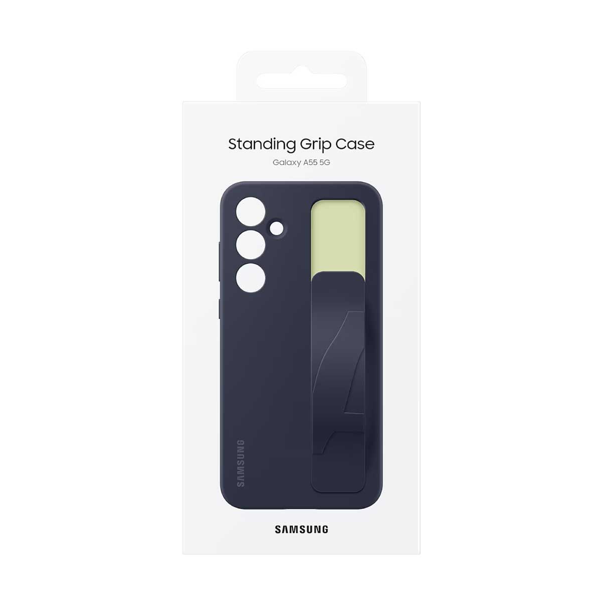 Samsung Galaxy A55 Standing Grip Case (Blue Black)