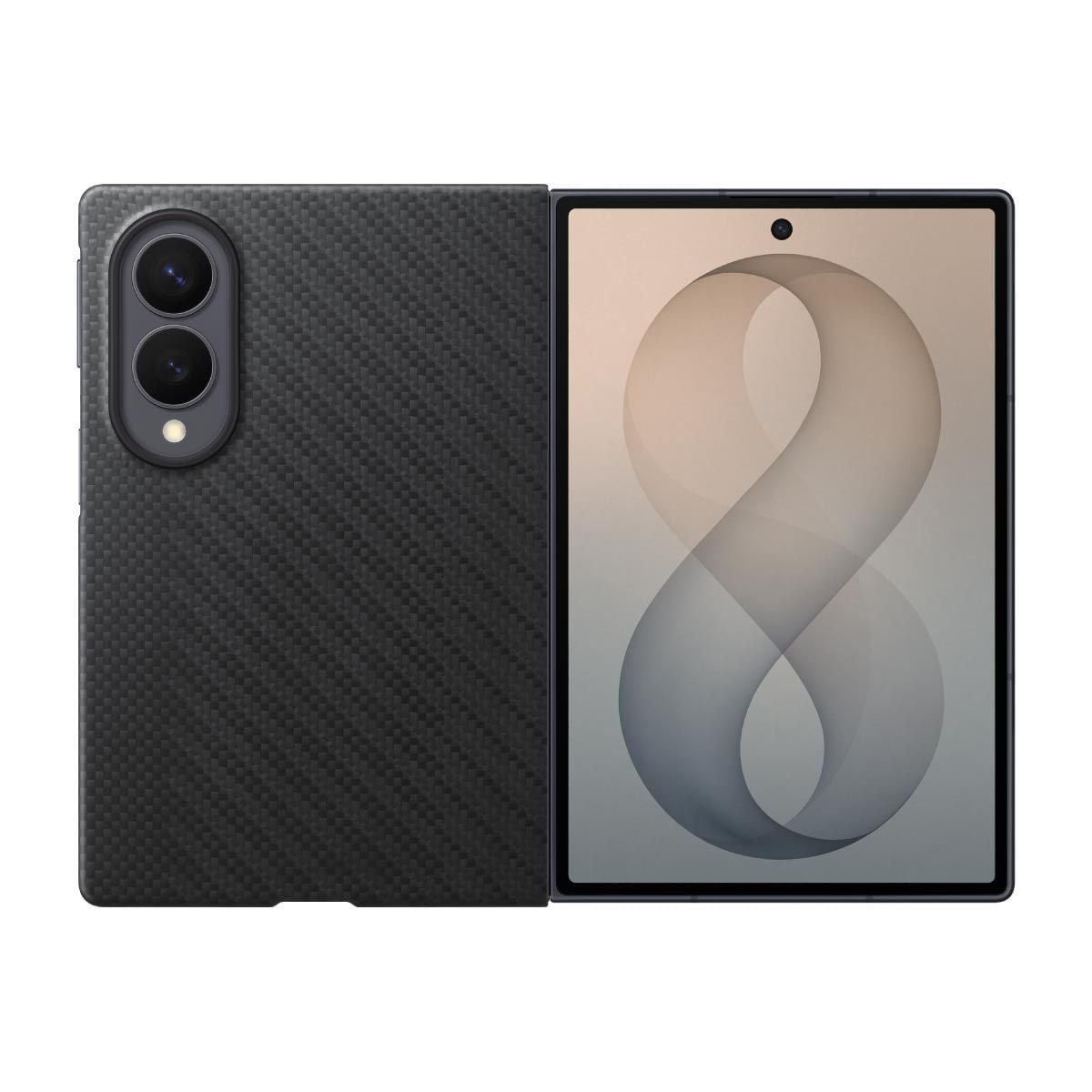 Samsung Galaxy Z Fold8 Carbon Magnet Case (Black)