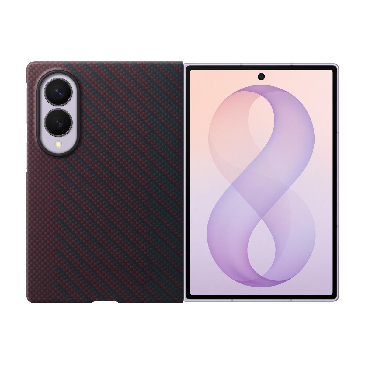 Samsung Galaxy Z Fold8 Carbon Magnet Case (Violet)
