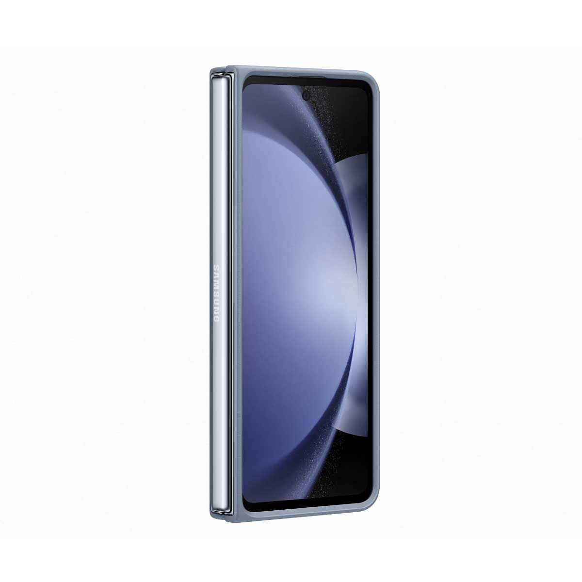 Galaxy Z Fold5  Eco-leather Case Blue เคสหนังแท้คุณภาพสูง
