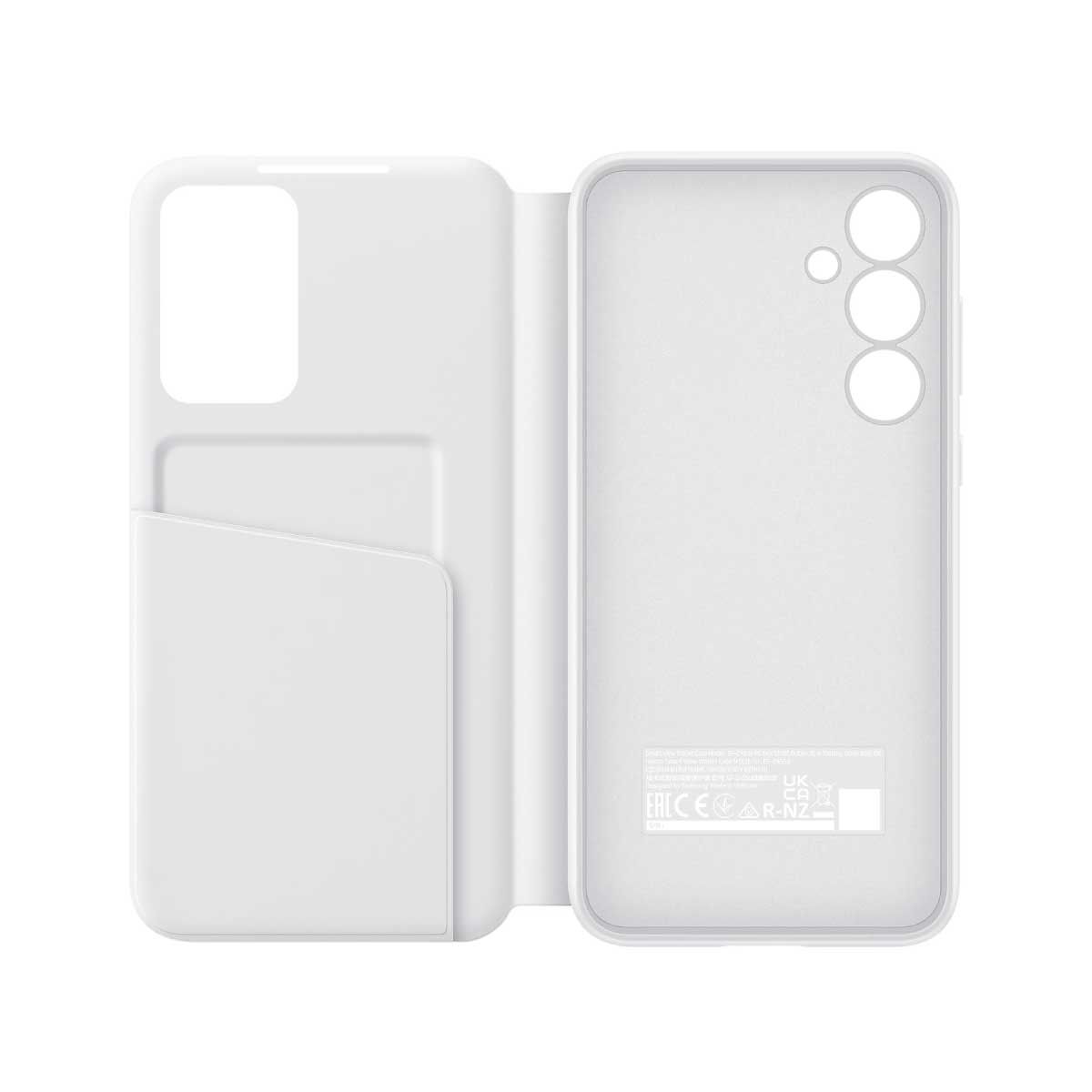 Samsung Galaxy A55 Smart View Wallet Case (White)