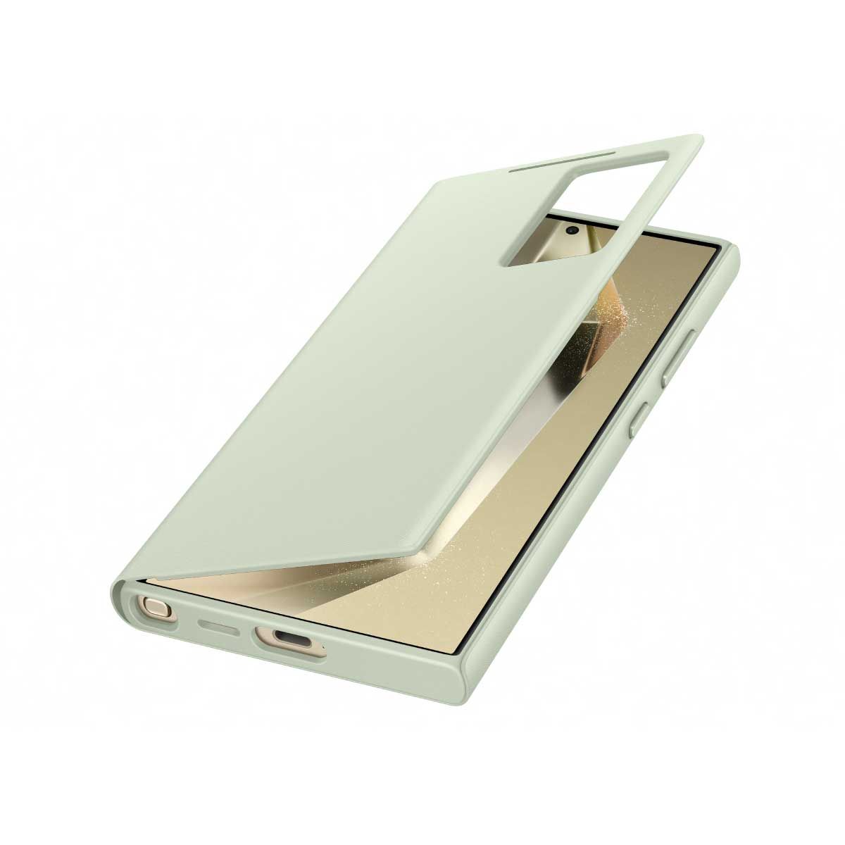 SAMSUNG Smart View Wallet Case S24 Ultra  Light Green