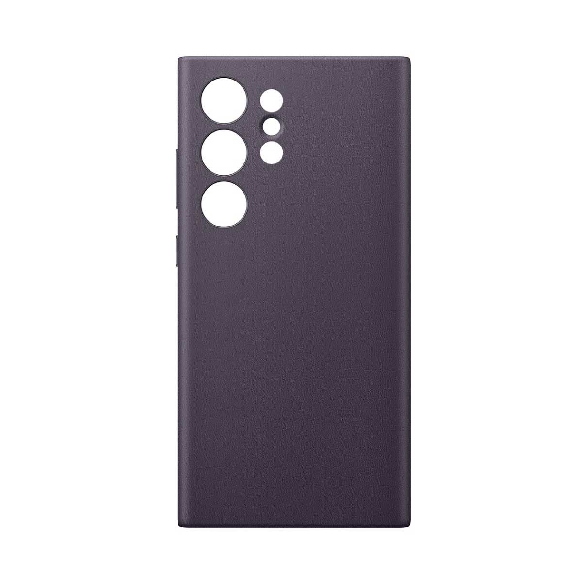 Samsung  Vegan Leather Case Galaxy S24 Ultra (Dark Violet)