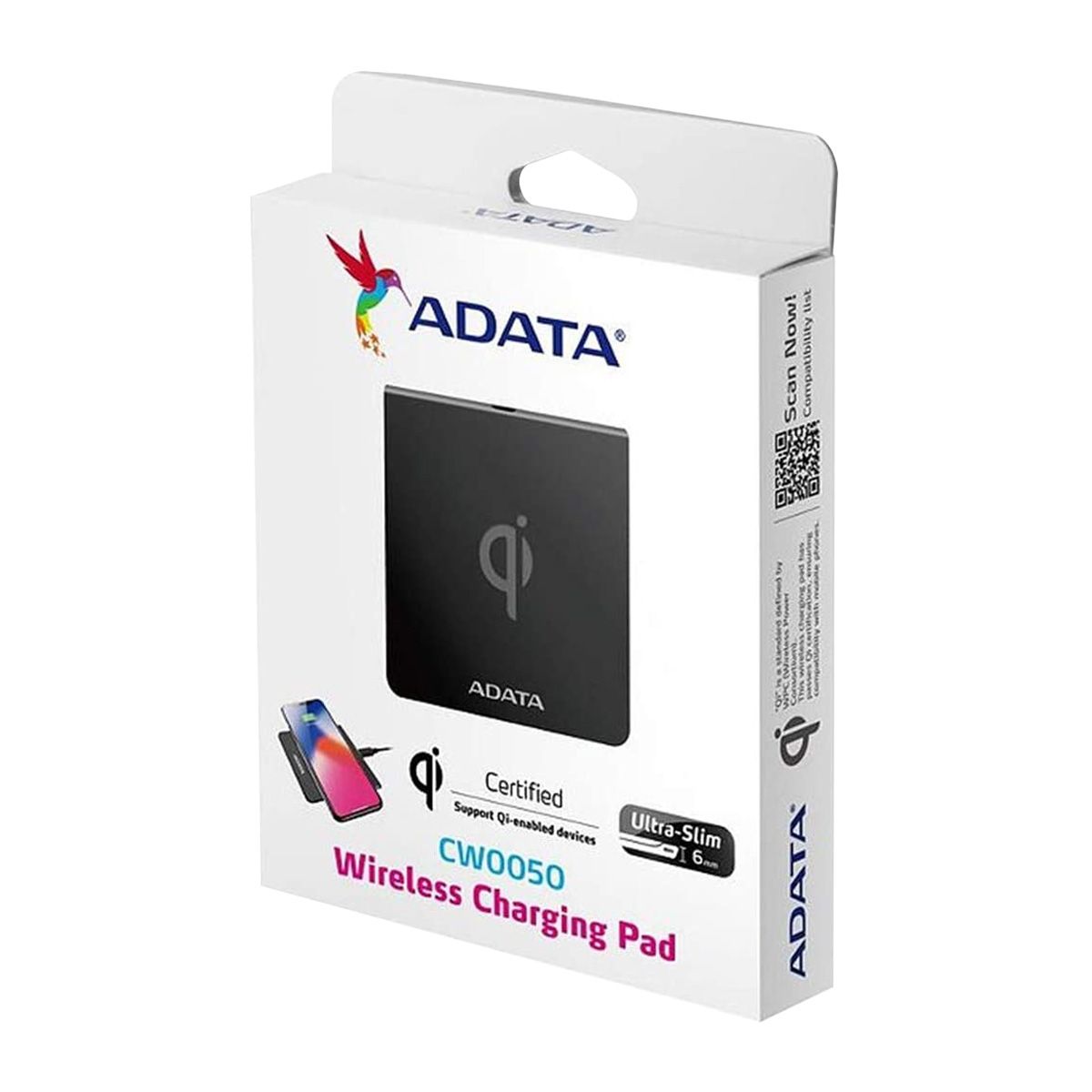 ADATA Wireless Charging Pad รุ่น CW0050 แท่นชาร์จไร้สาย รองรับ iPhone- Android