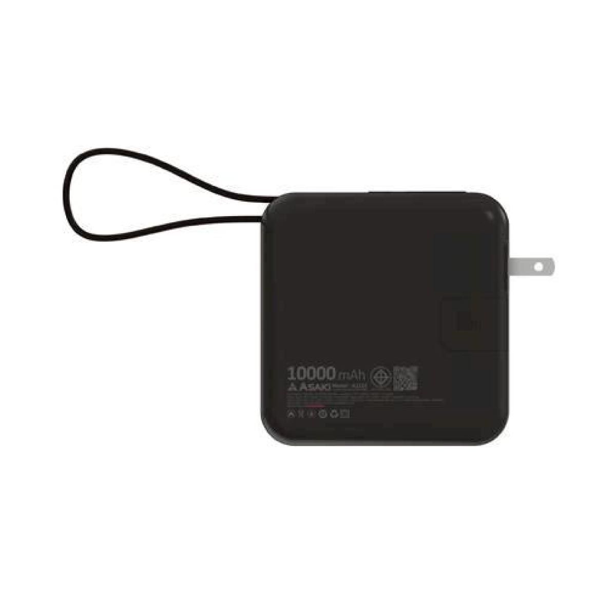 ASAKI Power Bank Asaki 10000mAh รุ่นA-B3101P/สีดำ