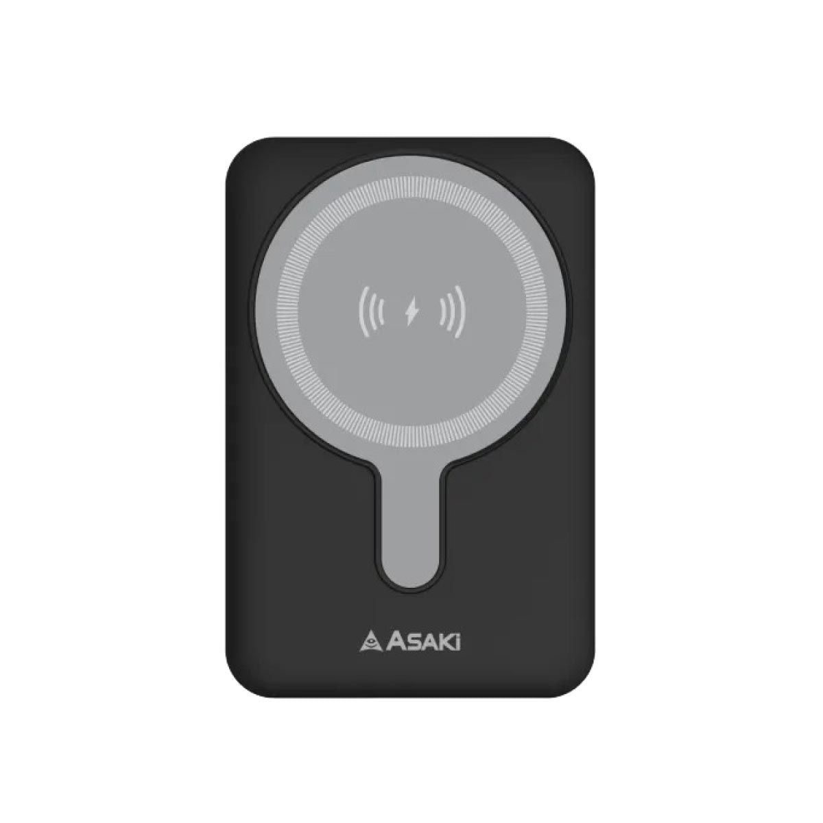 ASAKI Power Bank Asaki ชาร์จไร้สาย 10000mAh รุ่นA-B3115W/ดำ