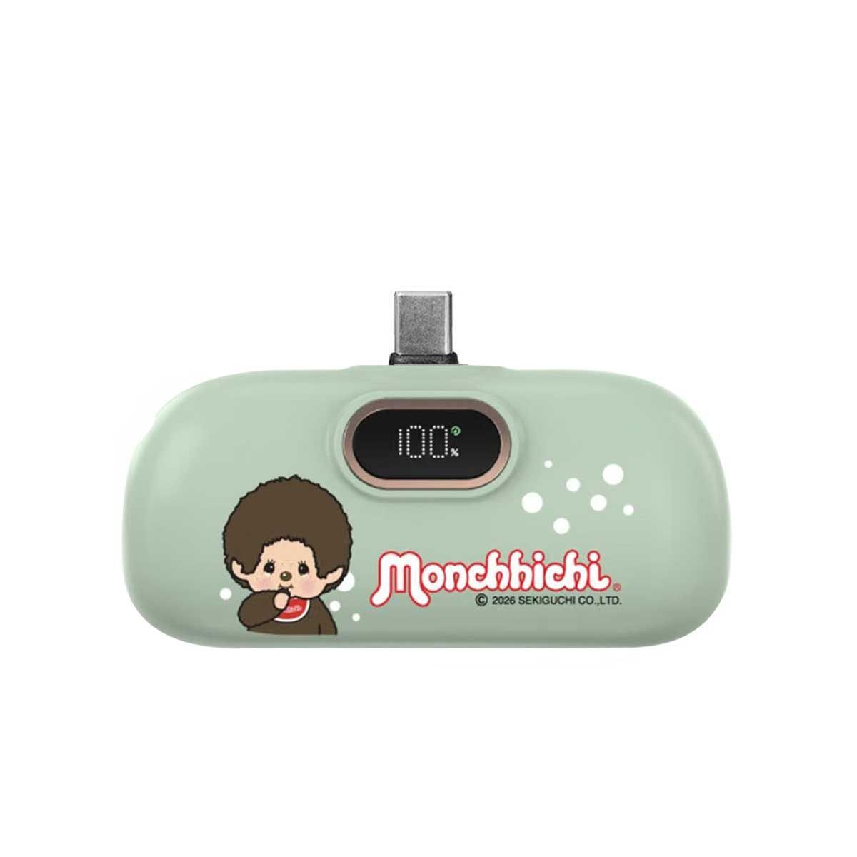 ASAKI Power Bank 5000MAh Monchhichi (Type-C) รุ่น A-MCB002 - สีเขียว