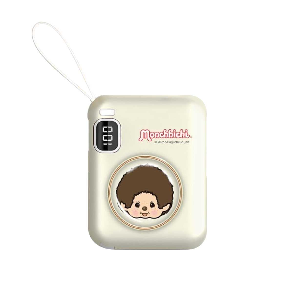 ASAKI Power Bank 10000mAh Monchhichi Girl  รุ่น A-MCB003 - สีเบจ