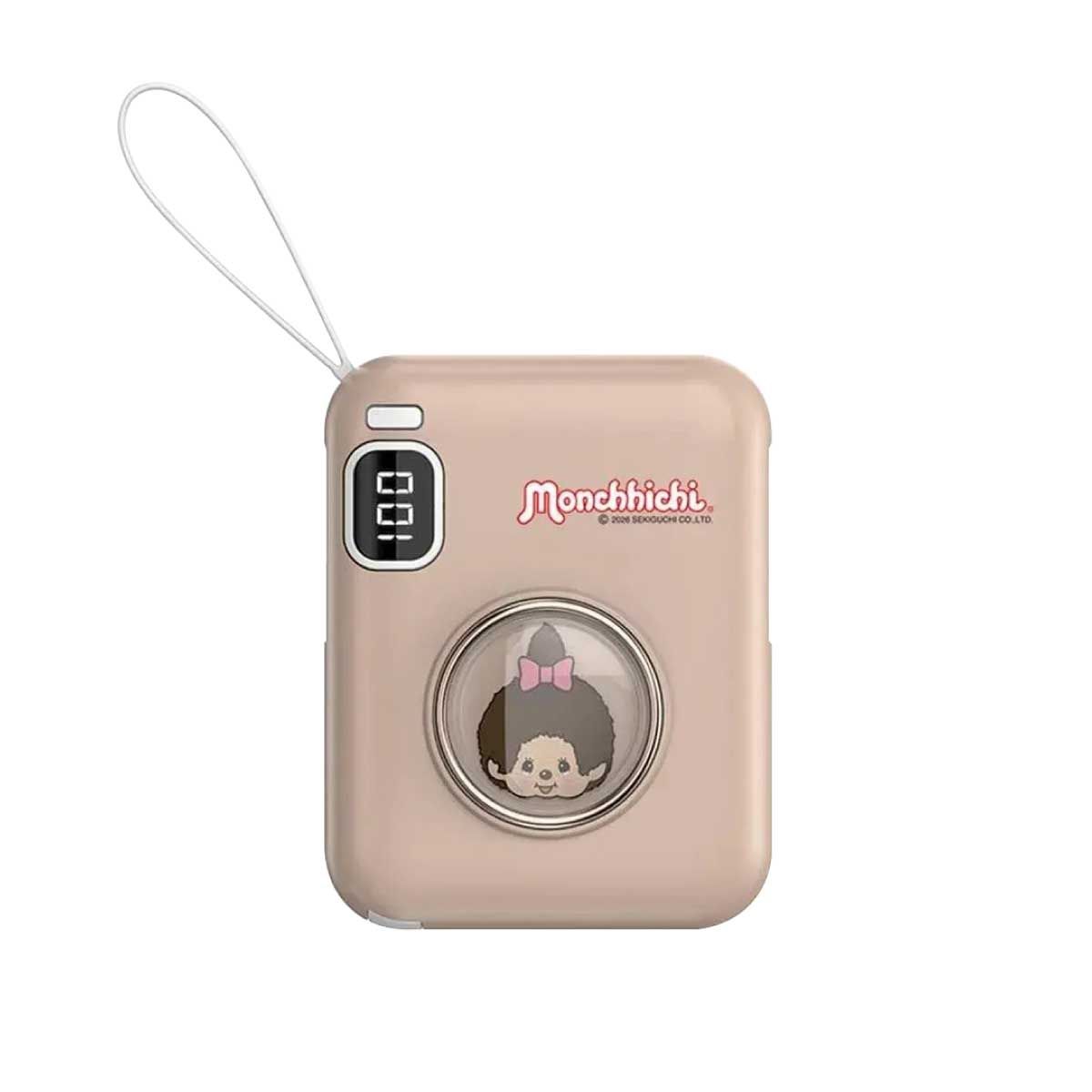 ASAKI Power Bank 10000mAh Monchhichi Girl  รุ่น A-MCB003 - สีครีม
