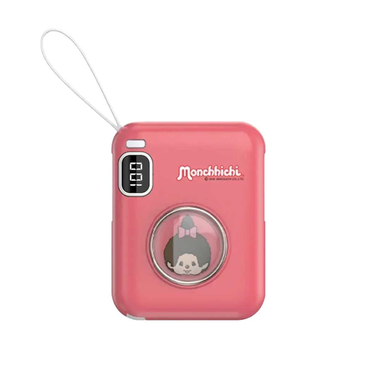 ASAKI Power Bank 10000mAh Monchhichi Girl  รุ่น A-MCB003 - สีชมพูเข้ม