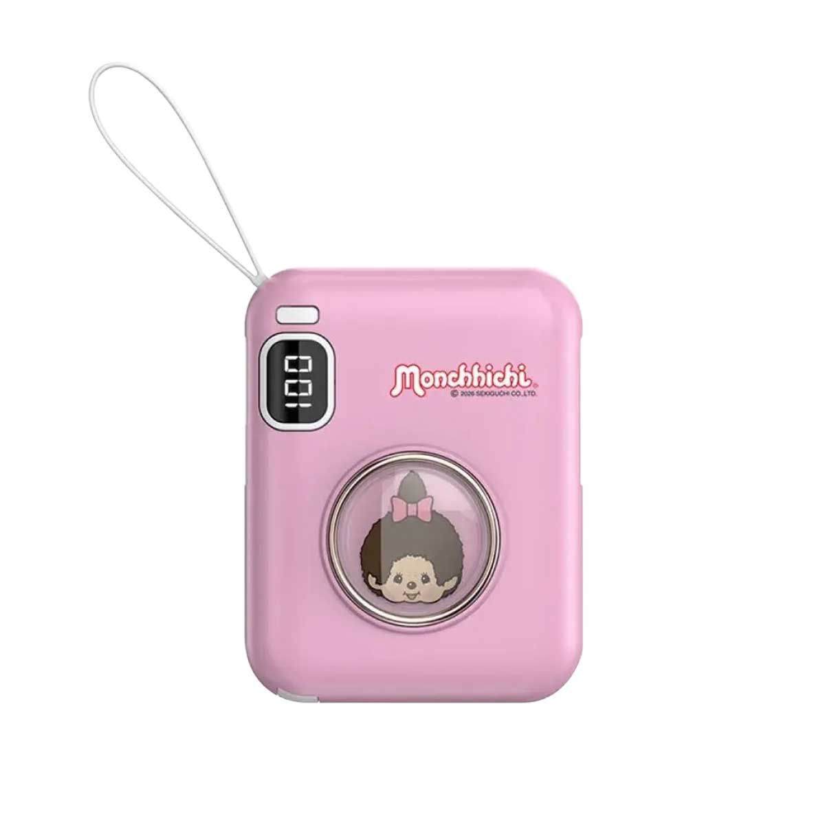 ASAKI Power Bank 10000mAh Monchhichi Girl  รุ่น A-MCB003 - สีชมพู