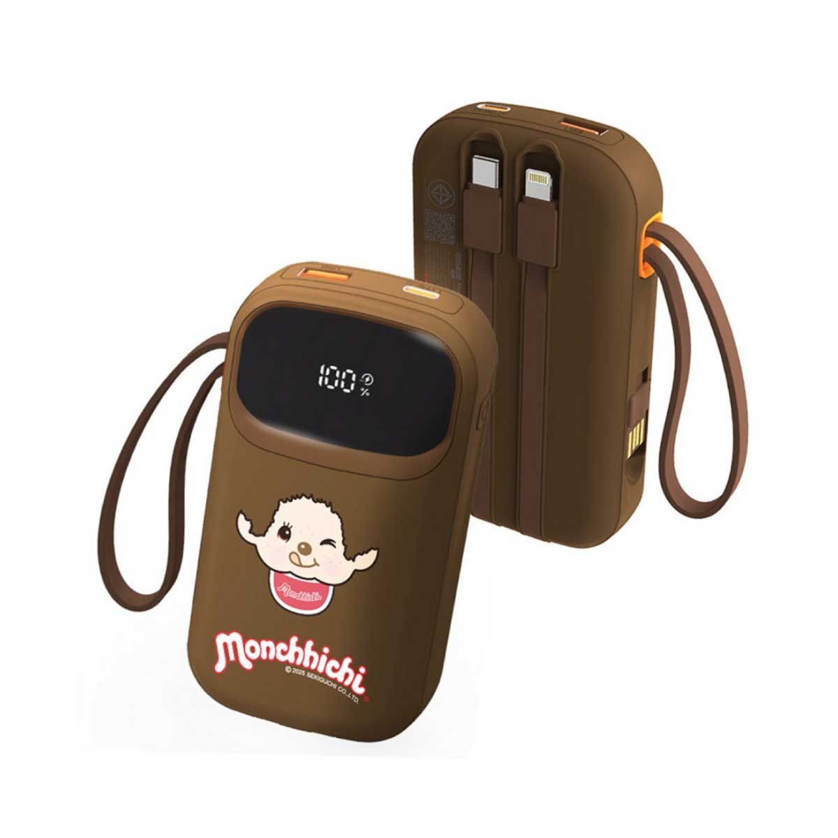 ASAKI Power Bank 10000mAh Monchhichi รุ่น A-MCB004 - สีน้ำตาล