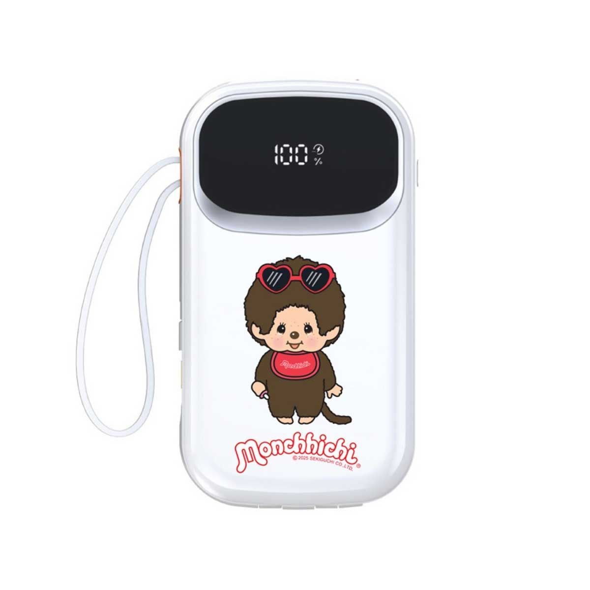 ASAKI Power Bank 10000mAh Monchhichi รุ่น A-MCB004 - สีขาว