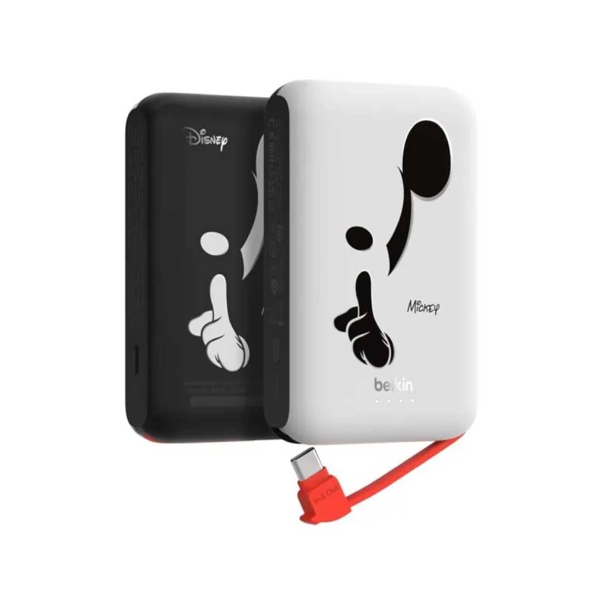 Belkin BoostCharge Power Bank (แบตเตอรี่สำรอง) 10000mAh with Integrated Cable - ArtMickey