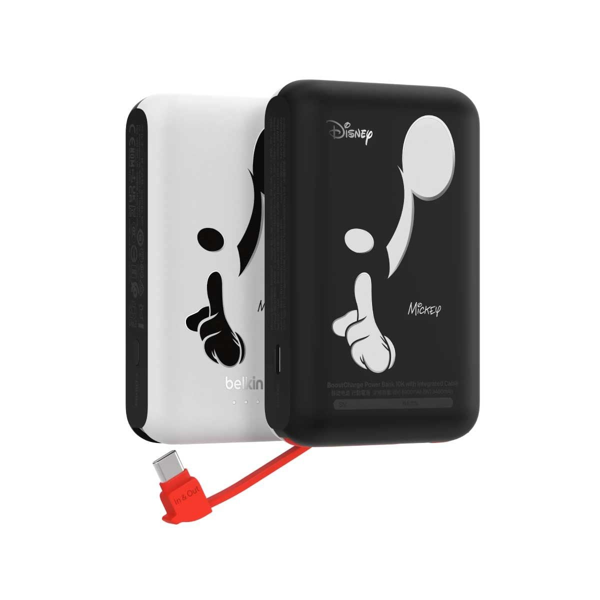 Belkin BoostCharge Power Bank (แบตเตอรี่สำรอง) 10000mAh with Integrated Cable - ArtMickey