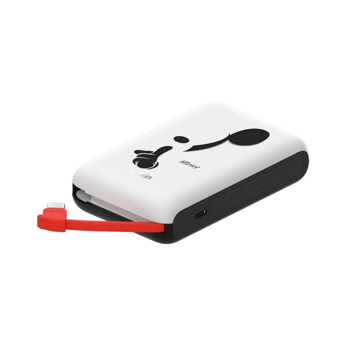 Belkin BoostCharge Power Bank (แบตเตอรี่สำรอง) 10000mAh with Integrated Cable - ArtMickey