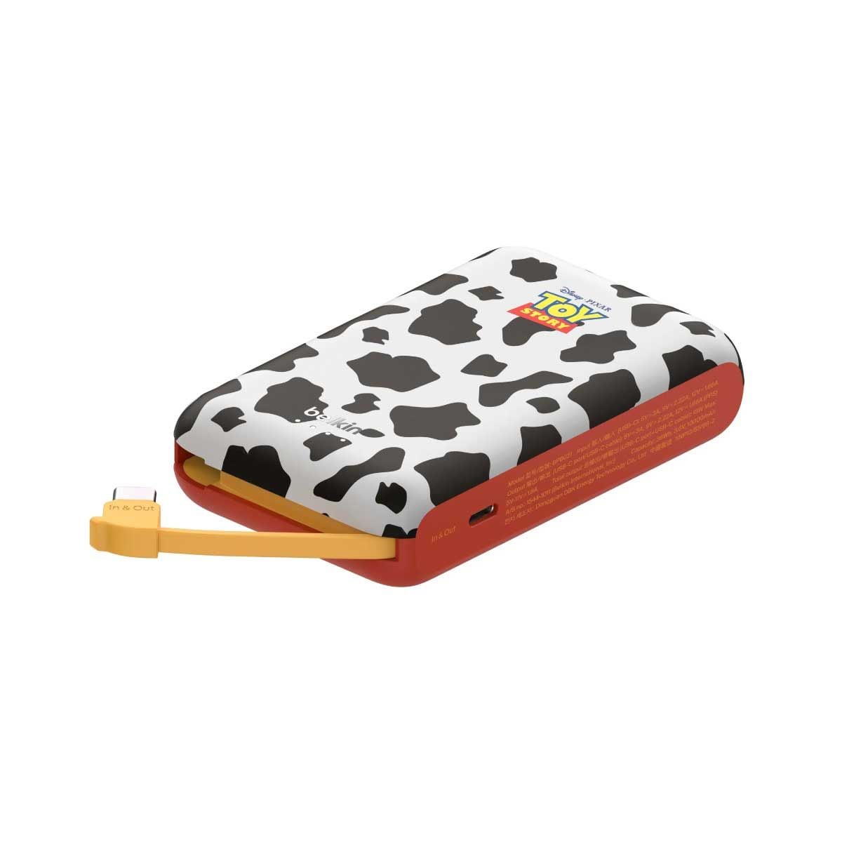 Belkin BoostCharge Power Bank (แบตเตอรี่สำรอง) 10000mAh with Integrated Cable - Toy Story