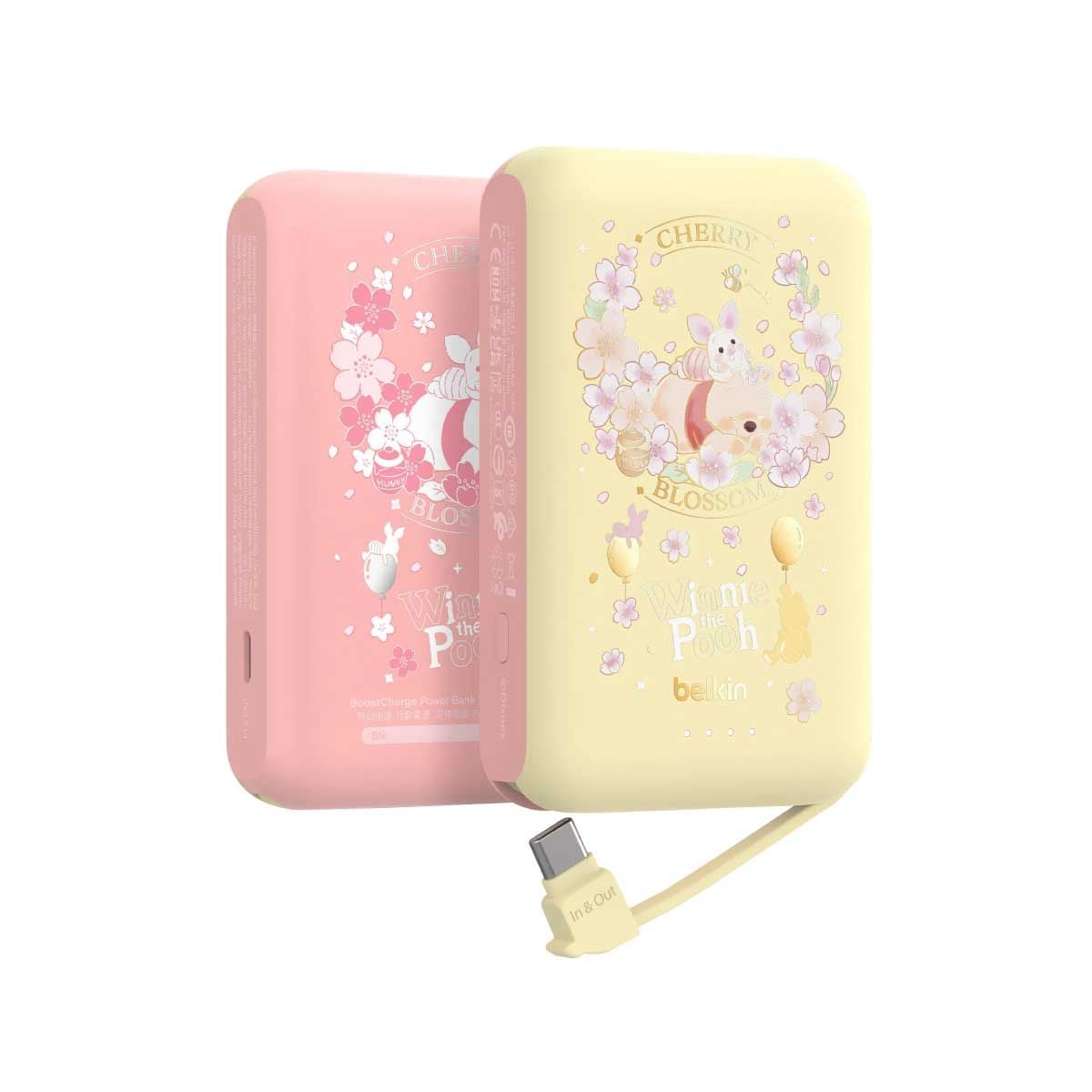 Belkin BoostCharge Power Bank (แบตเตอรี่สำรอง) 10000mAh with Integrated Cable - Winnie the Pooh